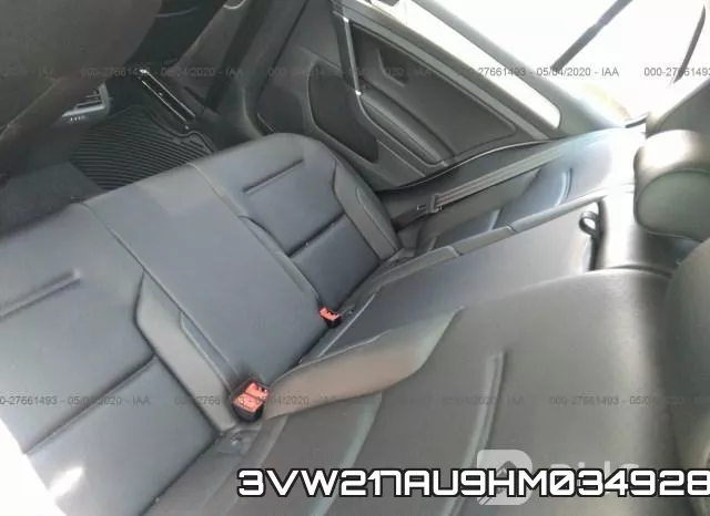3VW217AU9HM034928 фото 9