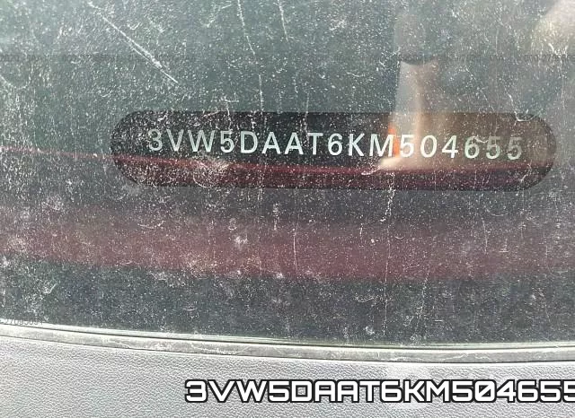 3VW5DAAT6KM504655 фото 10