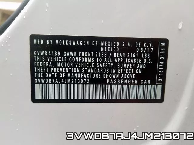 3VWDB7AJ4JM213072 фото 2