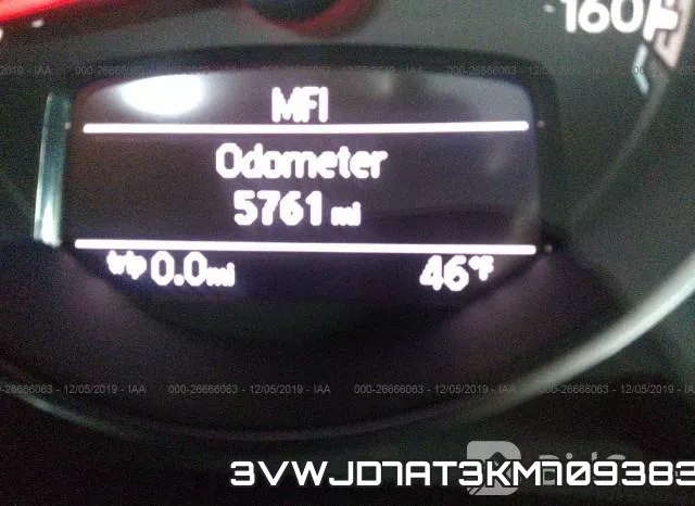 3VWJD7AT3KM709383 фото 8