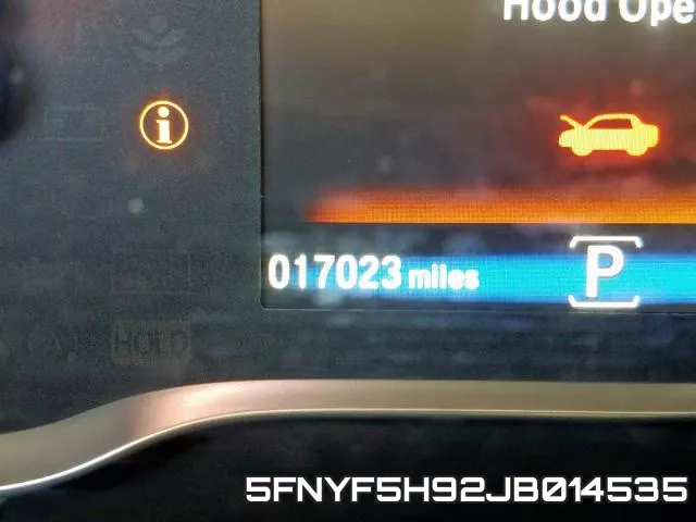 5FNYF5H92JB014535 фото 9