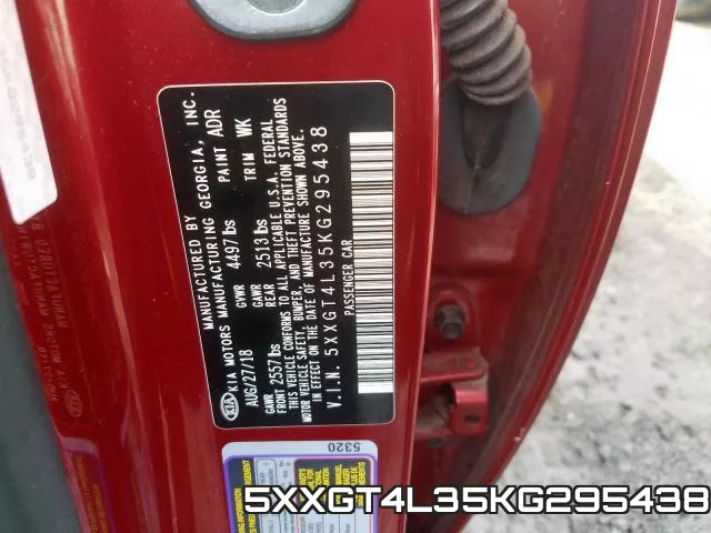 5XXGT4L35KG295438 фото 2