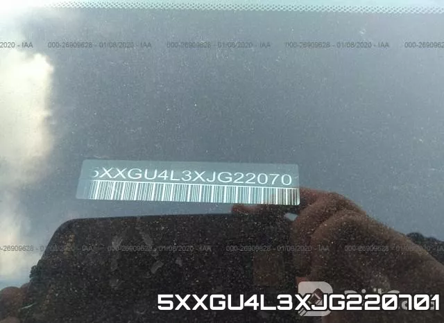 5XXGU4L3XJG220701 фото 10