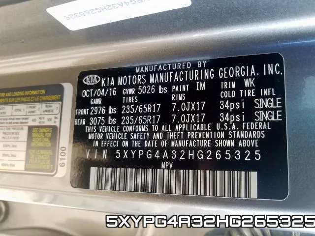 5XYPG4A32HG265325 фото 2
