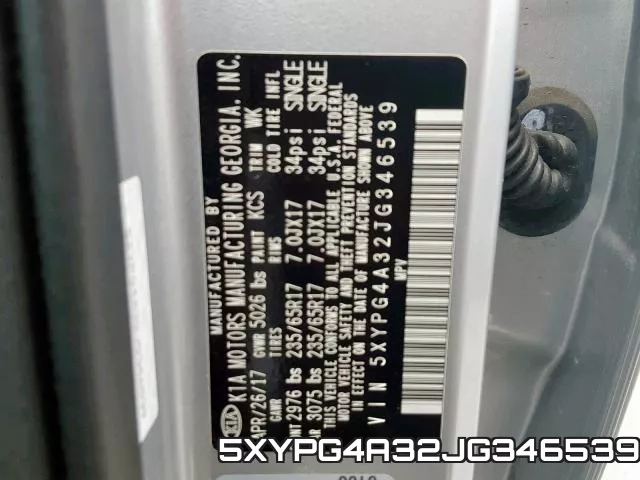 5XYPG4A32JG346539 фото 2
