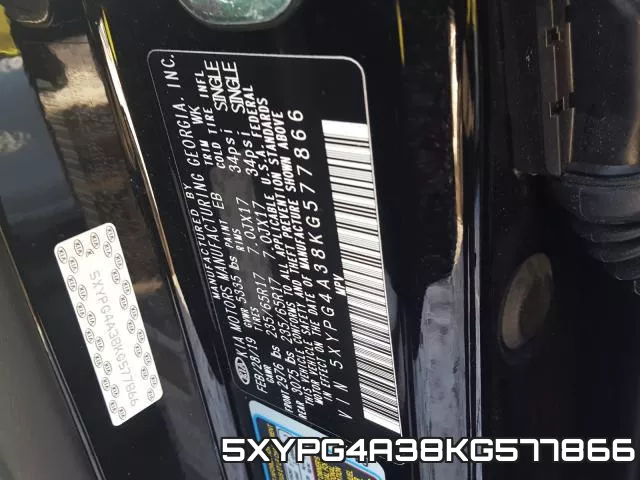 5XYPG4A38KG577866 фото 2