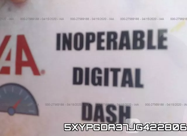 5XYPGDA37JG422806 фото 8