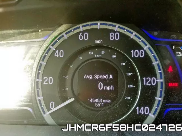 JHMCR6F58HC024726 фото 9