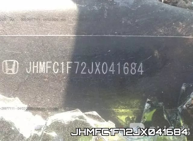 JHMFC1F72JX041684 фото 10