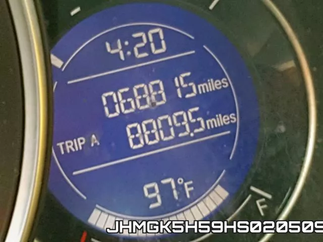 JHMGK5H59HS020509 фото 9