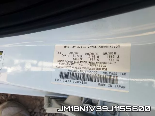 JM1BN1V39J1155600 фото 2