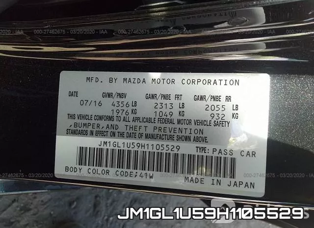 JM1GL1U59H1105529 фото 10