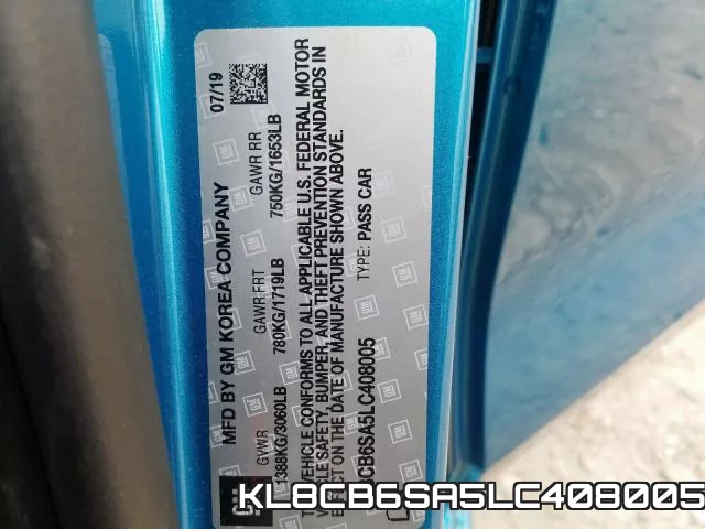KL8CB6SA5LC408005 фото 2