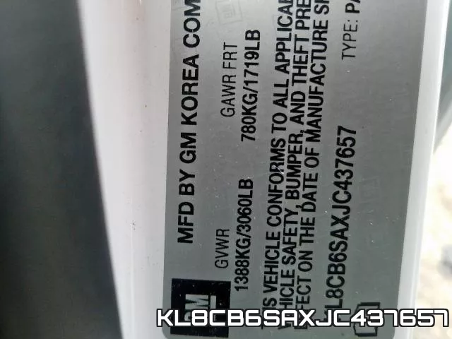 KL8CB6SAXJC437657 фото 2