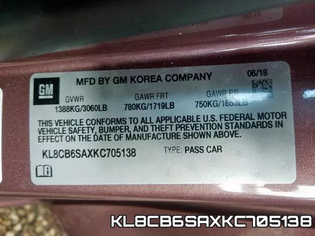 KL8CB6SAXKC705138 фото 2
