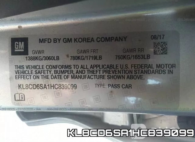 KL8CD6SA1HC839099 фото 10