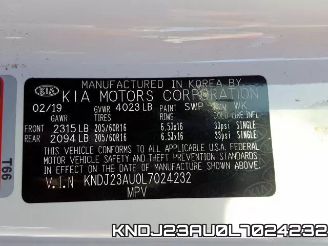 KNDJ23AU0L7024232 фото 2