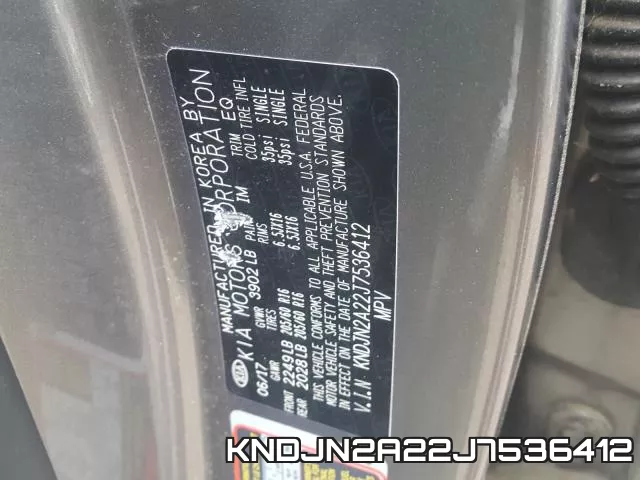 KNDJN2A22J7536412 фото 2