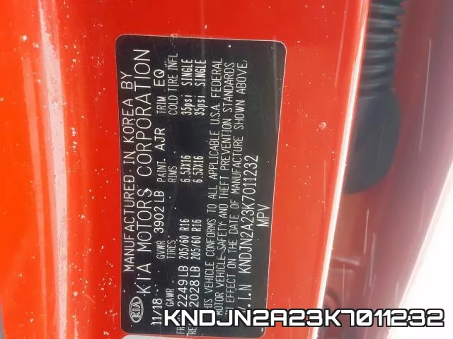 KNDJN2A23K7011232 фото 2