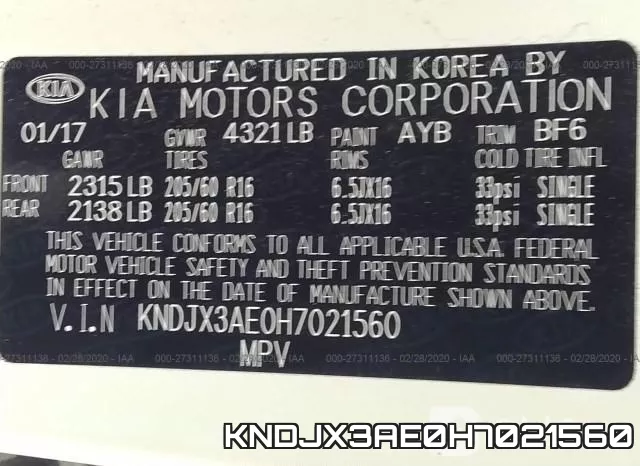 KNDJX3AE0H7021560 фото 10