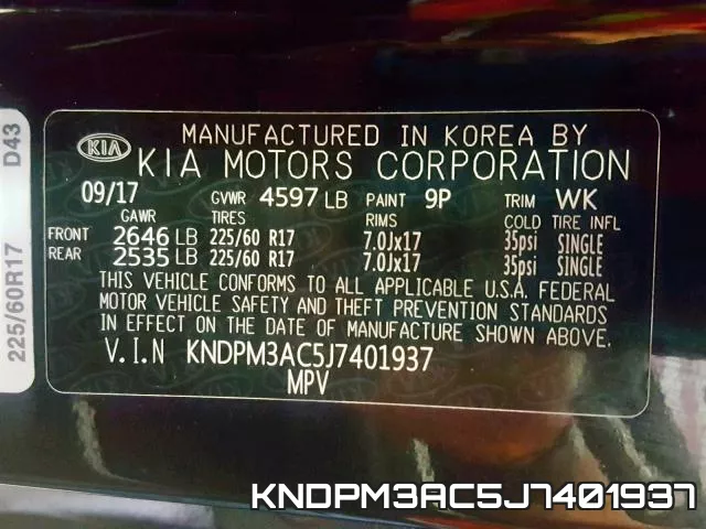 KNDPM3AC5J7401937 фото 2