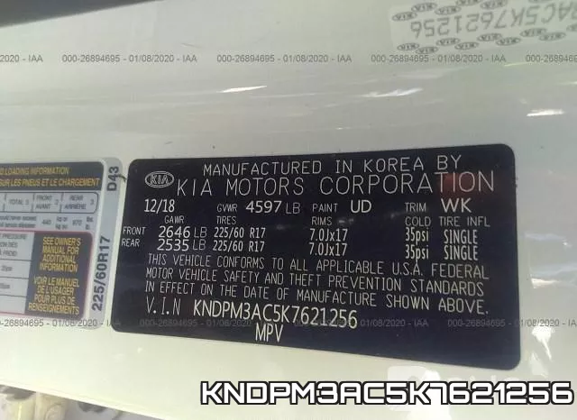 KNDPM3AC5K7621256 фото 10