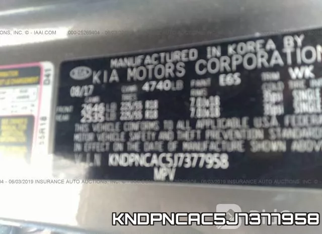 KNDPNCAC5J7377958 фото 10
