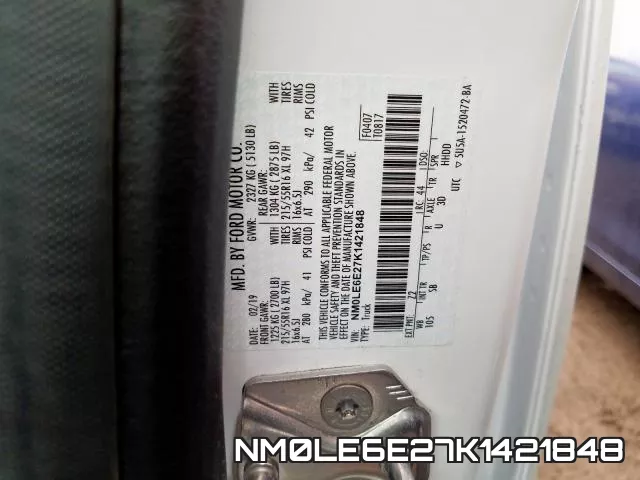 NM0LE6E27K1421848 фото 2