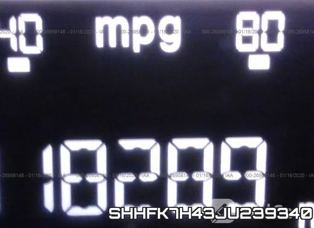 SHHFK7H43JU239340 фото 8