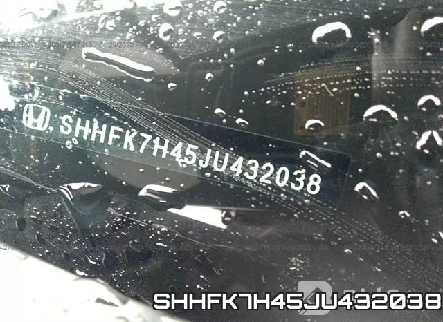 SHHFK7H45JU432038 фото 10