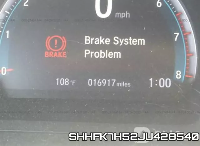 SHHFK7H52JU428540 фото 8