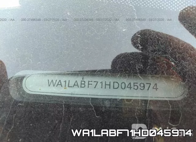 WA1LABF71HD045974 фото 10