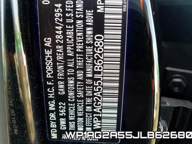 WP1AG2A55JLB62680 фото 2