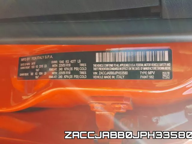 ZACCJABB0JPH33580 фото 2
