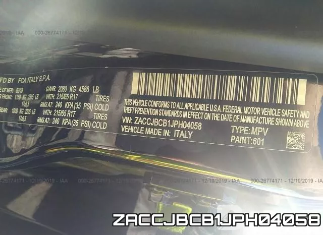 ZACCJBCB1JPH04058 фото 10