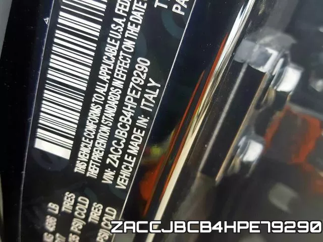 ZACCJBCB4HPE79290 фото 2