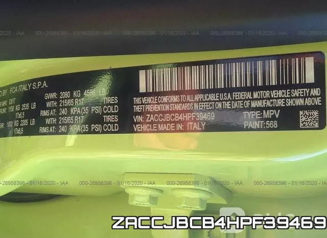 ZACCJBCB4HPF39469 фото 10