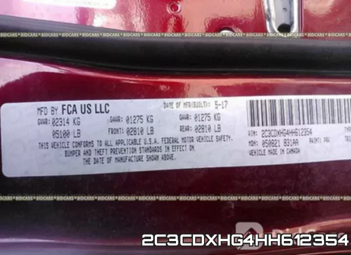2C3CDXHG4HH612354 фото 10