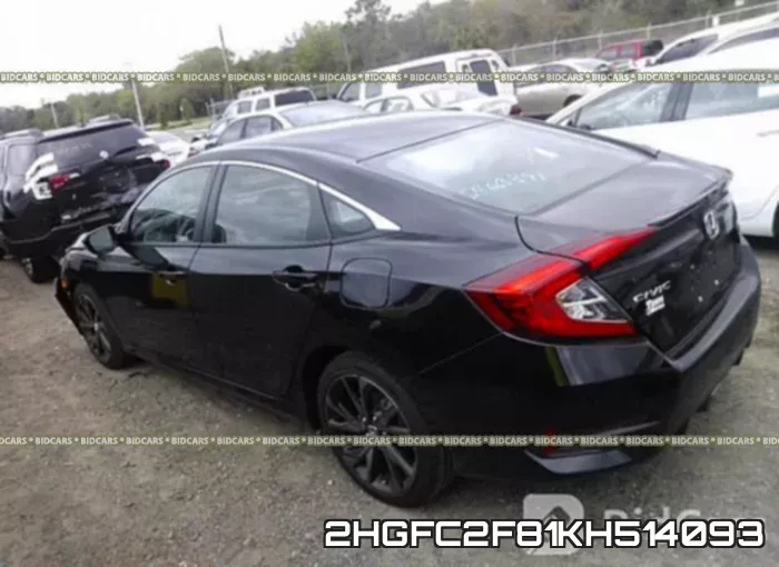 2HGFC2F81KH514093 фото 4