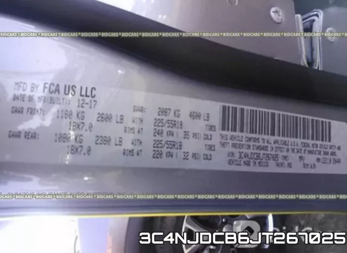 3C4NJDCB6JT267025 фото 10