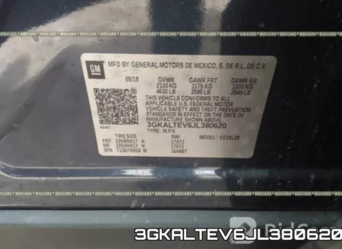 3GKALTEV6JL380620 фото 10