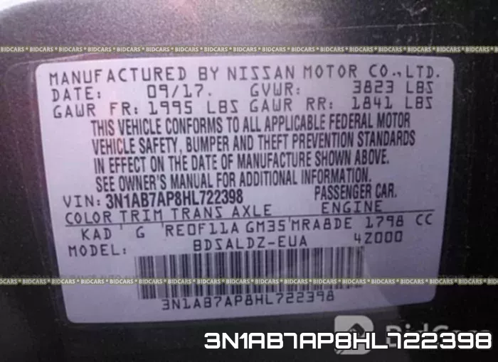 3N1AB7AP8HL722398 фото 10