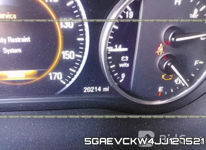5GAEVCKW4JJ127521 фото 8