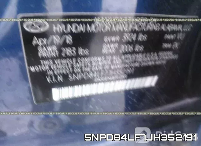 5NPD84LF7JH352191 фото 10