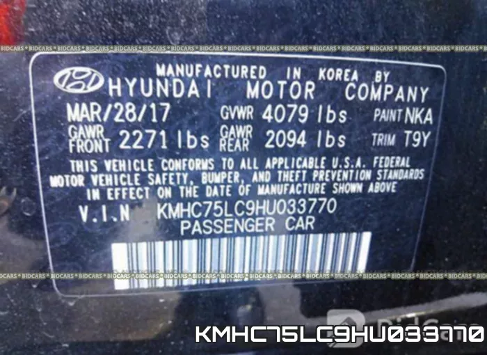 KMHC75LC9HU033770 фото 10