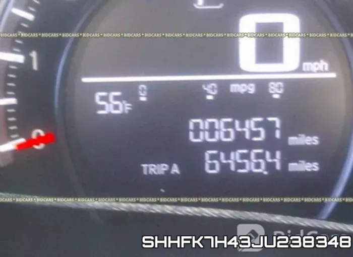 SHHFK7H43JU238348 фото 8