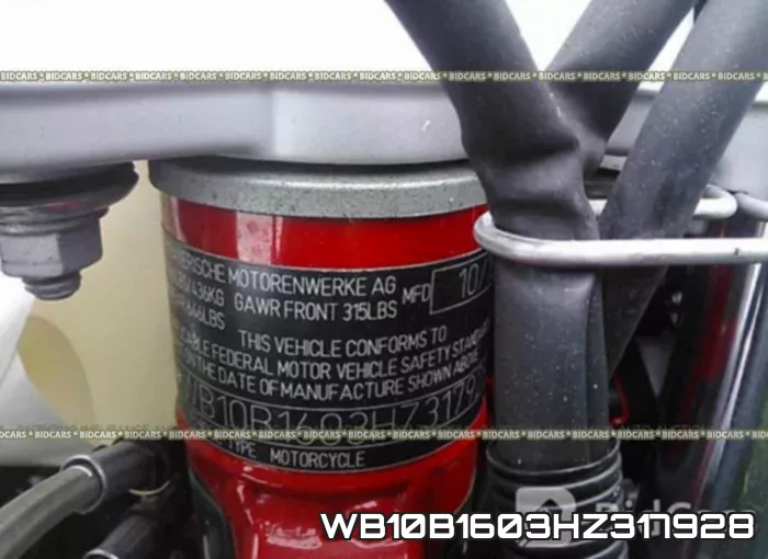 WB10B1603HZ317928 фото 2
