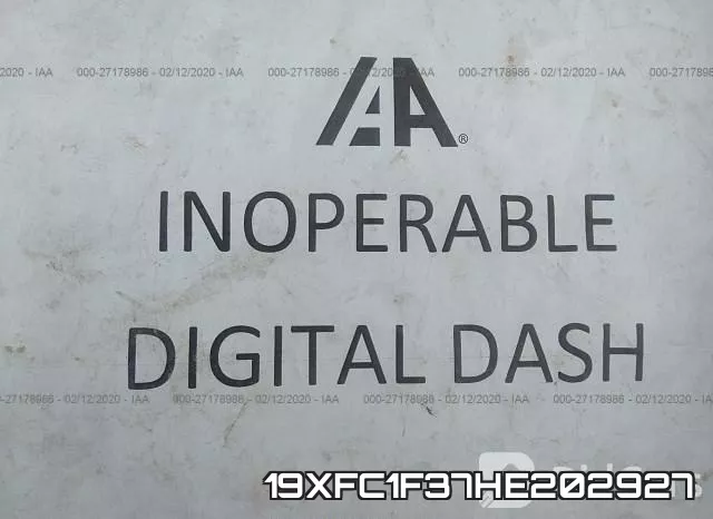 19XFC1F37HE202927 фото 8