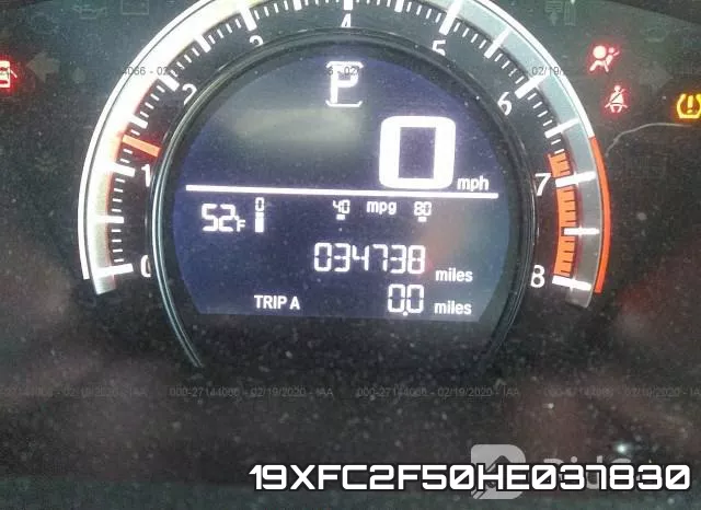 19XFC2F50HE037830 фото 8