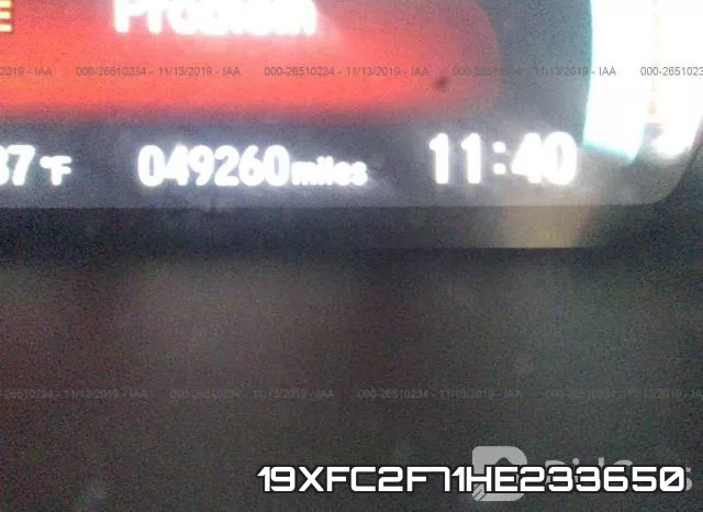 19XFC2F71HE233650 фото 8
